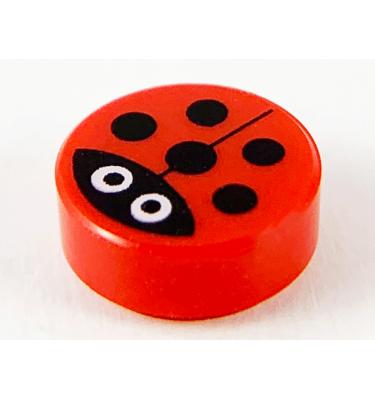 1 x 1 kerek csempe elem - mintás/matricás