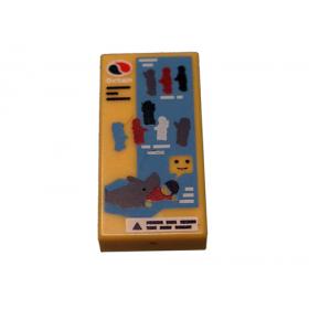 Csempe 1 x 2 - mintás/matricás™