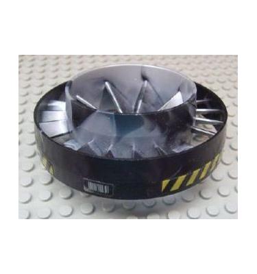 Nagy turbina - mintás/matricás