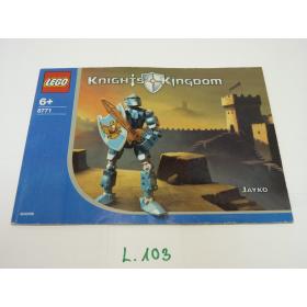 Lego Knight's Kingdom 8771 - CSAK ÖSSZERAKÁSI ÚTMUTATÓ™