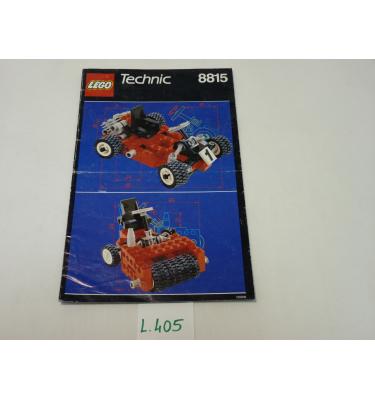 Lego Technic 8815 - CSAK ÖSSZERAKÁSI ÚTMUTATÓ