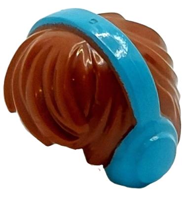 Minifigura haj fejhallgatóval