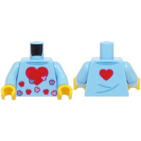 Figura felsőtest kezekkel - mintás/matricás™