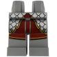 Minifigura láb - mintás/matricás