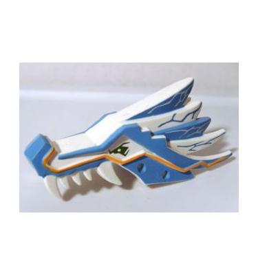 Sárkányfej (Ninjago) felső állkapocs - mintás/matricás