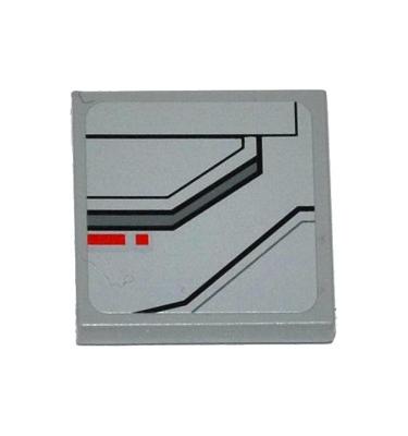 Csempe 2 x 2 - mintás/matricás