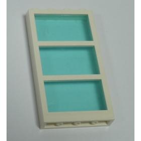 Ablak 1 x 4 x 6, rögzített átlátszó-világoskék üveggel™