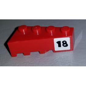 Ék alakú kocka 4 x 2 (jobb) - mintás/matricás™