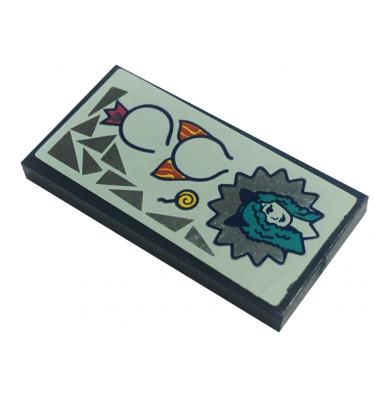 Csempe 2 x 4 - mintás/matricás