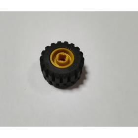 Kerék 11mm D. x 12mm, fekete gumiabronccsal Offset futófelülettel™