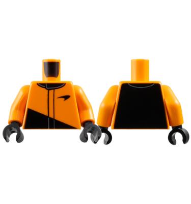 Figura felsőtest kezekkel - mintás/matricás