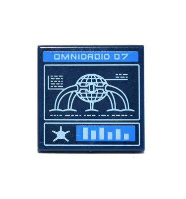 Csempe 2 x 2 - mintás/matricás
