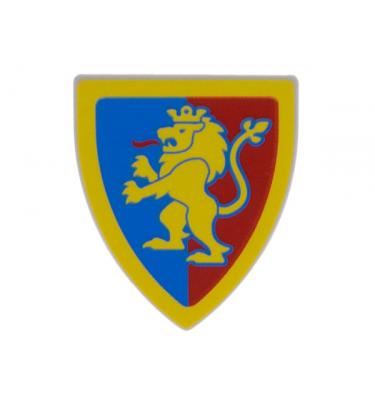 Háromszögletű pajzs - mintás/matricás