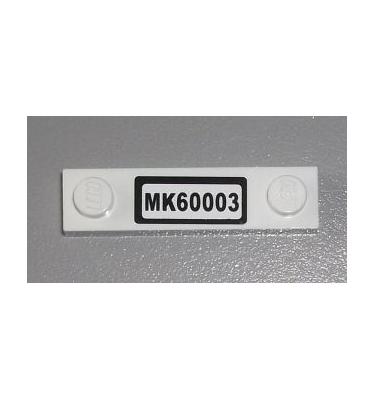 1 x 4 módosított lapos elem - mintás/matricás