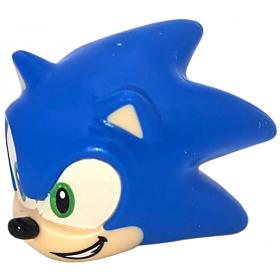 Módosított Minifigura fej (Sonic) - mintás/matricás™