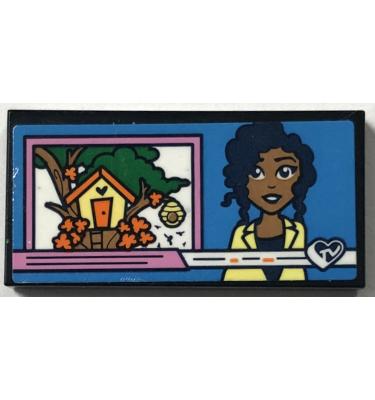 Csempe 2 x 4 - mintás/matricás