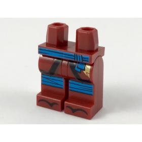 Minifigura csípő és lábak - mintás/matricás™