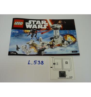 Lego Star Wars 75138 - CSAK ÖSSZERAKÁSI ÚTMUTATÓ!