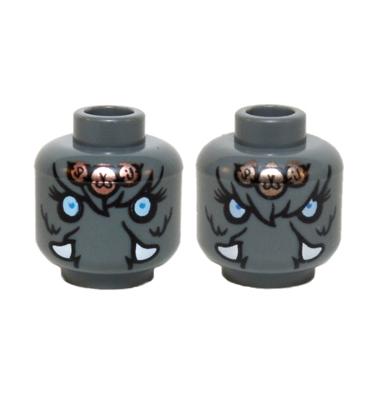 Minifigura fej (kétoldalas)