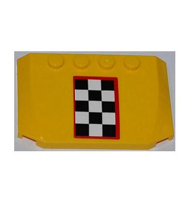 Ék elem 4 x 6 x 2/3 - mintás/matricás