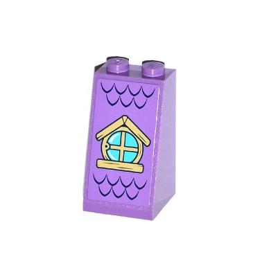 Lejtő 2 x 2 x 3 (75°) - mintás/matricás