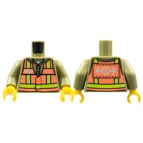 Figura felsőtest kezekkel - mintás/matricás™