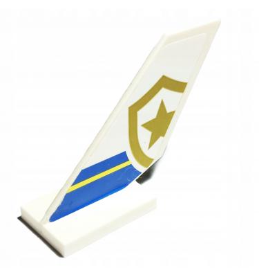 Jármű farok elem 2 x 4 x 6 - MINDKÉT OLDAL MINTÁS / MATRICÁS