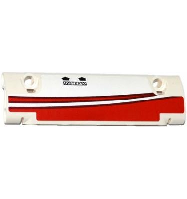 Technic ívelt panel 11 x 3 - mintás/matricás
