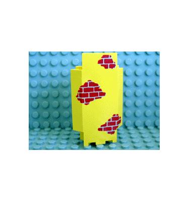 Sarok panel / fal elem 3 x 3 x 6 - mintás/matricás