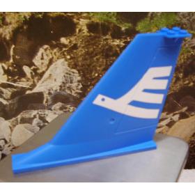 Repülőgép farok elem 14 x 2 x 8 - mintás/matricás™