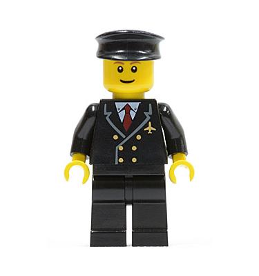 Pilóta (férfi) minifigura