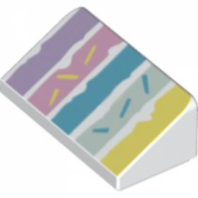Lejtő 30° 1 x 2 x 2/3 - mintás/matricás™