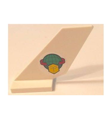 Jármű farok elem 2 x 4 x 6 - MINDKÉT OLDAL MINTÁS / MATRICÁS