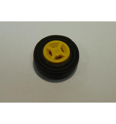 Kerék, 8mm D. x 6mm felni gumival