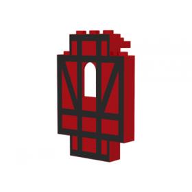 Panel / fal elem ablakkal 2 x 5 x 6 - mintás/matricás™