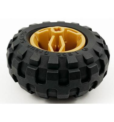 Kerék 30.4mm D. x 20mm fekete 56 x 26 gumiabronccsal