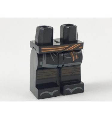 Minifigura csípő és lábak - mintás/matricás