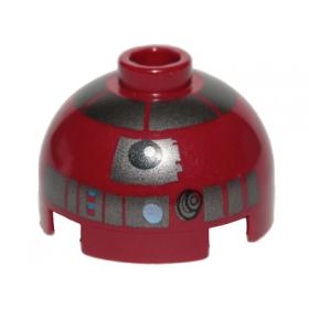 Kerekített kocka 2 x 2 kupolás tetejű - mintás/matricás™