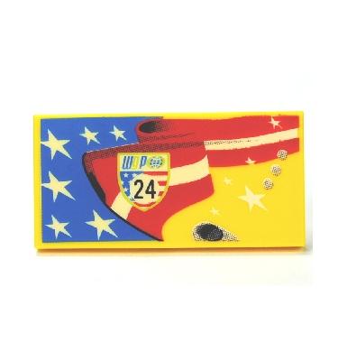 Csempe 2 x 4 - mintás/matricás