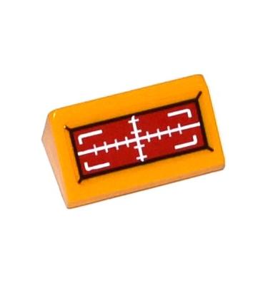 Lejtő 30° 1 x 2 x 2/3 - mintás/matricás