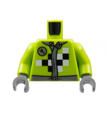 Figura felsőtest kezekkel - mintás/matricás