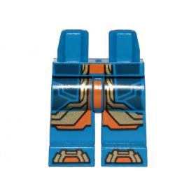 Minifigura láb - mintás/matricás™