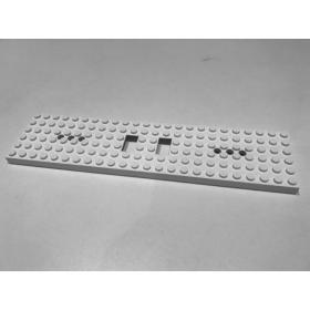 Vonat alap 6 x 24, mindkét végén 3 kerek lyukkal™