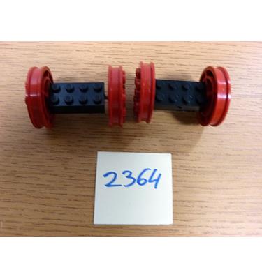 LEGO Vonat kerék - 2 pár