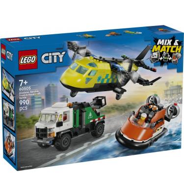 Repülőgép, emelőkosaras kocsi és légpárnás jármű remix