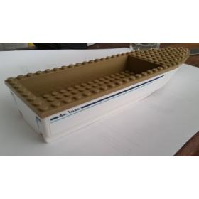 Csónak 28 x 8, bézs színű tetővel - MINDKÉT OLDAL MINTÁS/MATRICÁS™