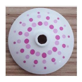 Tányér (Radar) 3 x 3 - mintás/matricás™