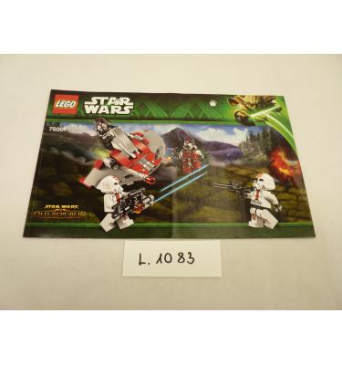 Lego Star Wars 75001 - CSAK ÖSSZERAKÁSI ÚTMUTATÓ!