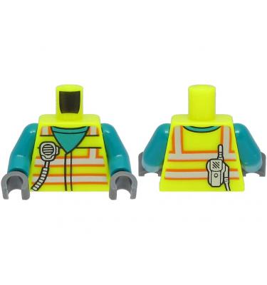 Figura felsőtest kezekkel - mintás/matricás