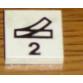 Csempe 2 x 2 - mintás/matricás